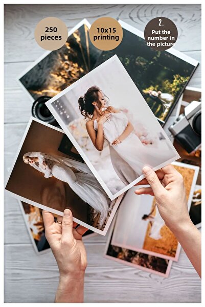 bymat 250 Pcs 10X15 Photo Print - Classic Photo Print - 10X15 Print