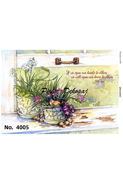 LİNEART ورق ديكوباج نحاسي - رقم: 4005، 29x42 سم