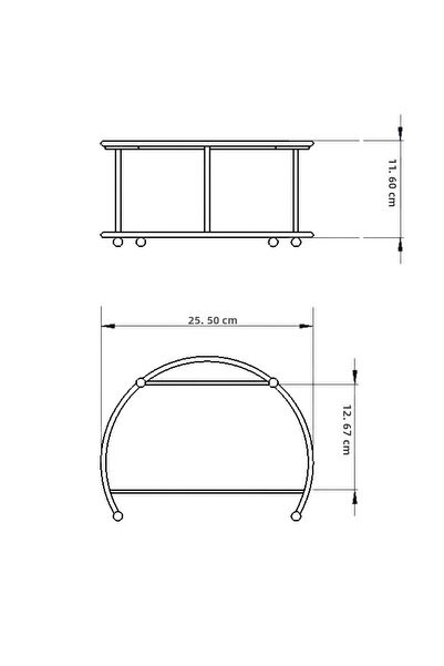 Edora Home ROSE Small Size Presentation Bowl 2-Piece Metal Gift Decoration Catering / TRANSPARENT PLEXY / Stainless
