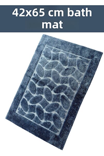 SEYFİKİRTASİYE سجادة حمام مضادة للانزلاق مقاس 42 × 65 سم