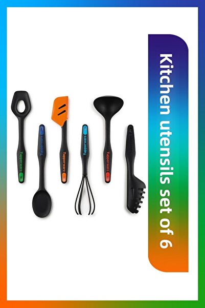 Tupperware Set of 6 Kitchen Prep Utensils
