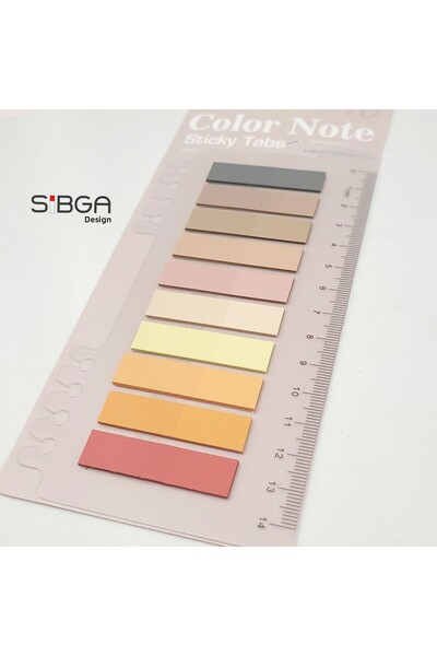 sibga tasarım Transparent Colored Postit Post-it Post ItBookmark Bookmark Postit Sticker Note Paper 200 Sheets