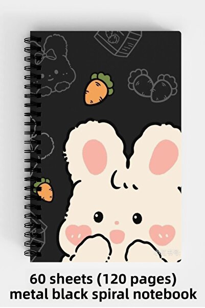 Anime Marketi تصميم جمالي قديم A5 دفتر بغلاف صلب حلزوني 120 ورقة