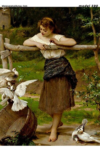 Sanatsal Dünya &tela Transfer Model-590