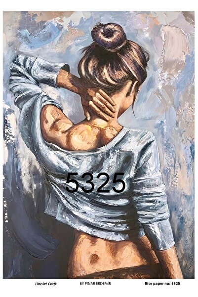 LİNEART ديكوباج نحاسي بمقبض نسائي موديل 5325 - 30x42