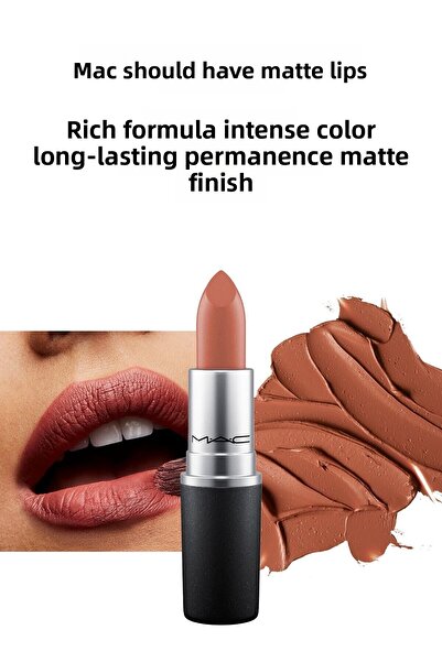 M.A.C M·A·CXIMAL Ruj de buze Silky Matte Ruj cu efect hidratant pentru culoare intensă - Taupe