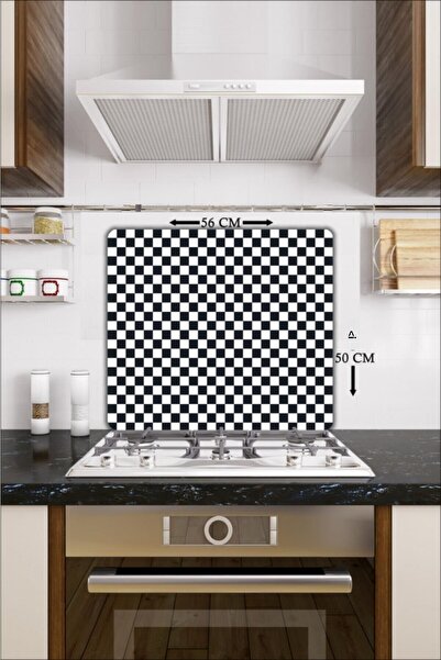 Saban واقي موقد زجاجي مقاس 50x56 سم