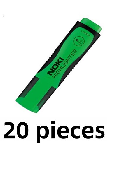 Noki 20 قطعة قلم تحديد أخضر 9000