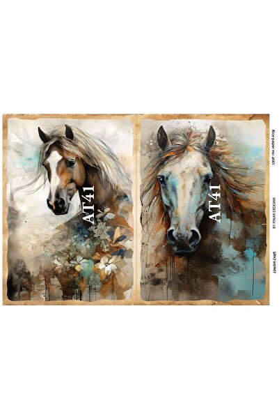 LİNEART ورق ديكوباج نحاسي رقم: AT41