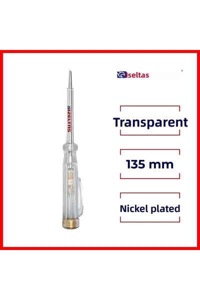 İzeltaş İzeltaş Control Pen, 135 Mm, Electric Current Test, Safe and Sensitive