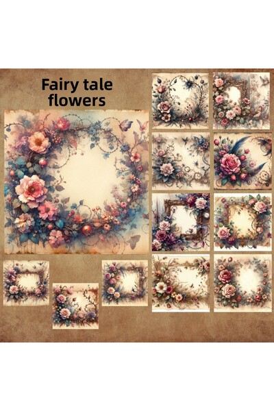 Pink Swan Craft مجموعة ملصقات مخططة مكونة من 12 قطعة من ملصقات سجل القصاصات و...