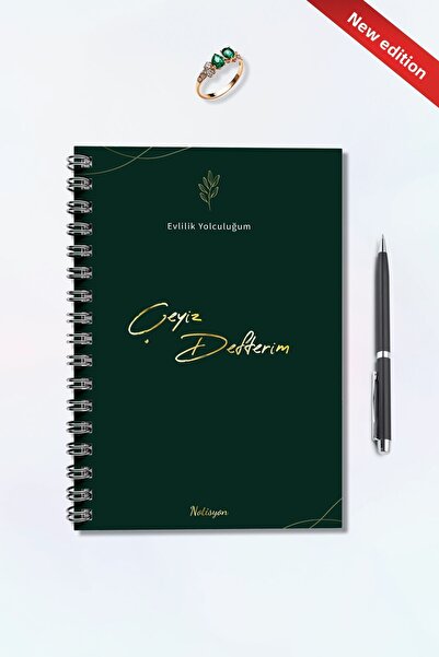 Evlilik Yolculuğum Dowry Notebook, Wedding Planner, Dowry List, Dowry, Promise, Engagement, Henna, Honeymoon, Spiral, 44 Pages.