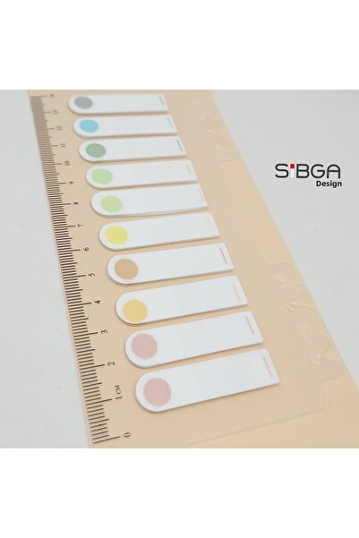 sibga tasarım Transparent Colored Postit Post-it Post ItBookmark Bookmark Postit Sticker Note Paper 200 Sheets