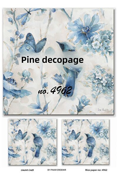 LİNEART ورق ديكوباج نحاسي Lineart رقم: L4962 - 29x42 سم