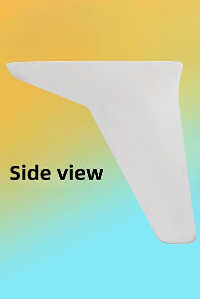 Badem10 Aspen Furniture Καναπές Πολυθρόνα Μονάδα τηλεόρασης Βάση Καναπέ-Κρεβάτι Πόδι Κρεβάτι Πόδια 12 cm Λευκό πόδι (4 ΤΕΜ)