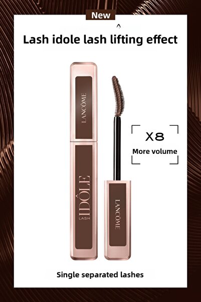 Lancome ماسكارا لاش آيدول ليفينج لتكثيف وتكثيف الشعر 02 بني 3614274306477