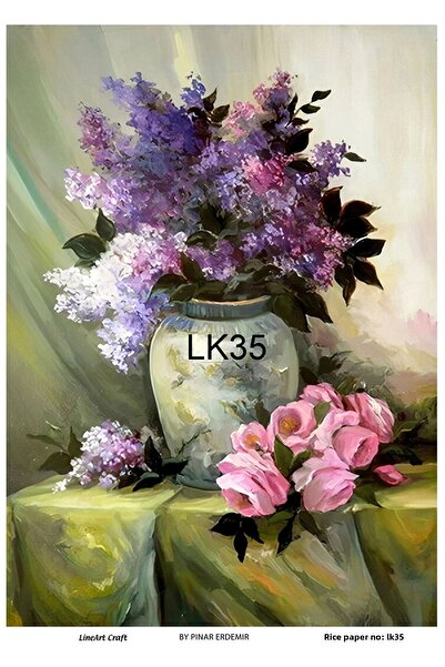 LİNEART ورق تزيين نحاسي La-lk35