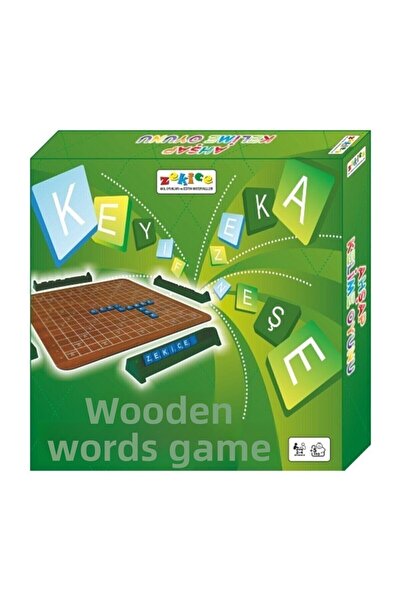 Zirve Wooden Word Game Scrabble