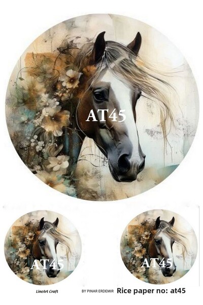 LİNEART ورق ديكوباج نحاسي رقم: AT45