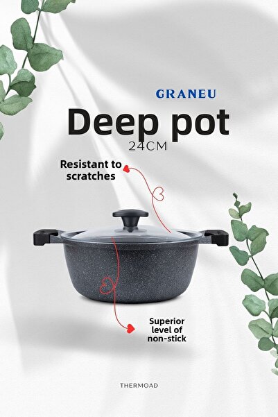 ThermoAD Aluminum Granite 7-Piece Set - Graneu Model, One Size Tad7Prgrangri