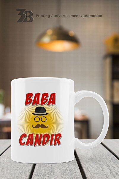 3B BASKI REKLAM PROMOSYON Porcelen Mug Father's Day Cup - 3BBABA003