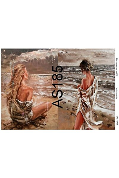 LİNEART Brass Decopage Paper La As185