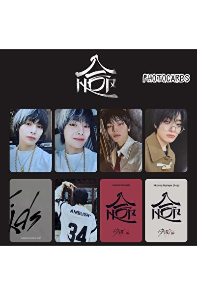 Kpop Dünyasi STRAY KIDS IN '' Skzhop Hiptape '' Σετ φωτογραφικών καρτών