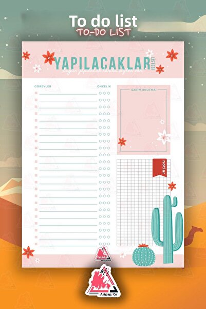 artpap Planificator de activități de azi Planificator de liste de activități ...