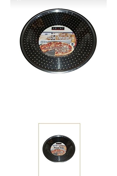 LeesHome مقلاة بيتزا بفتحة فولاذية بعرض 36 سم - Alm36