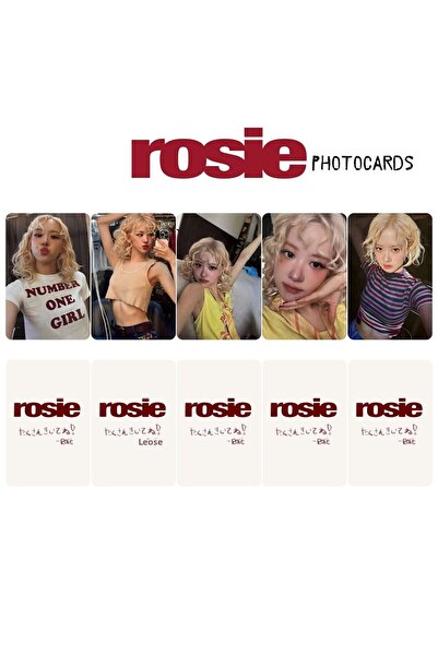 Kpop Dünyasi Σετ φωτογραφικών καρτών BLACKPINK ROSE '' Rosie '' POB