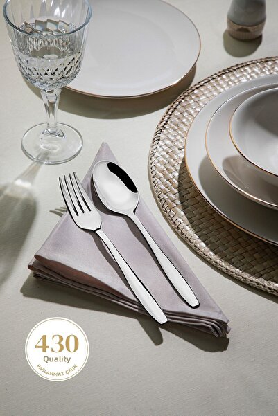 Nehir Sahra Plain - 60 Piece Boxed Cutlery Set