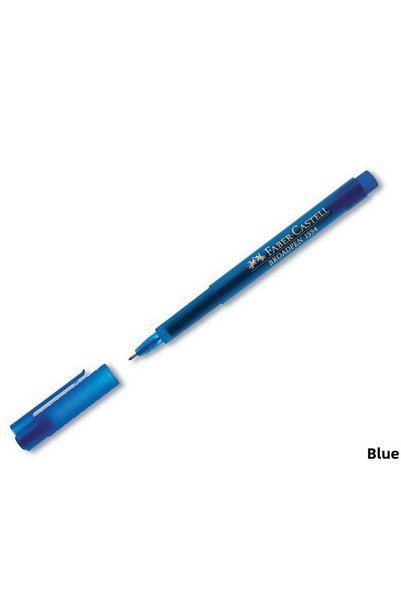Faber Castell قلم فابر 1554 برودبين أزرق155451