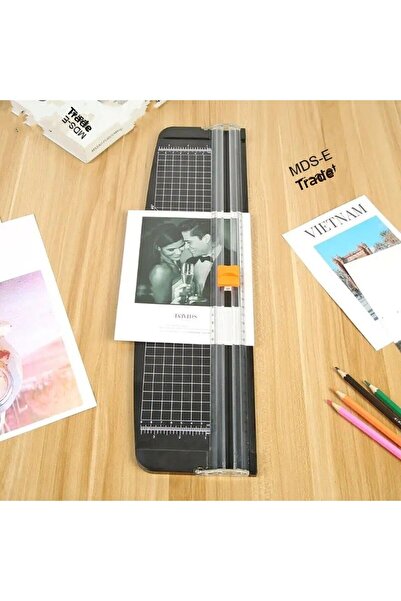 MDS Trimmer Paper Cutting Machine Printing Photo Kraft Specialty Papers Easy Carry DIY Cutter Sliding A4