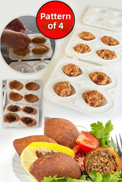 AYGÖREN HOME Internal Meatball Mold Apparatus 4-Piece Practical Meatball Mold Fma04786