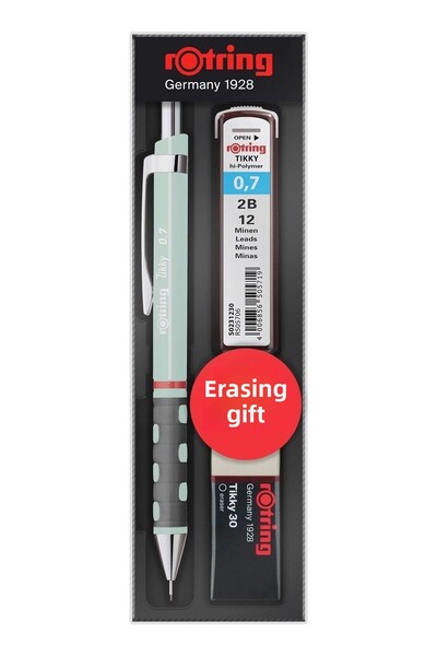 Rotring مجموعة أقلام TIKKY VERSATIL أوبال بلو 07 (قلم + ممحاة + ميني) KK SET