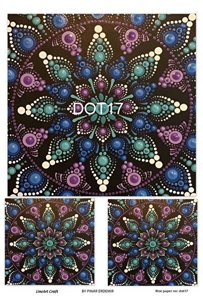 LİNEART ورق ديكوباج نحاسي رقم: 17 نقطة - 29x42 سم