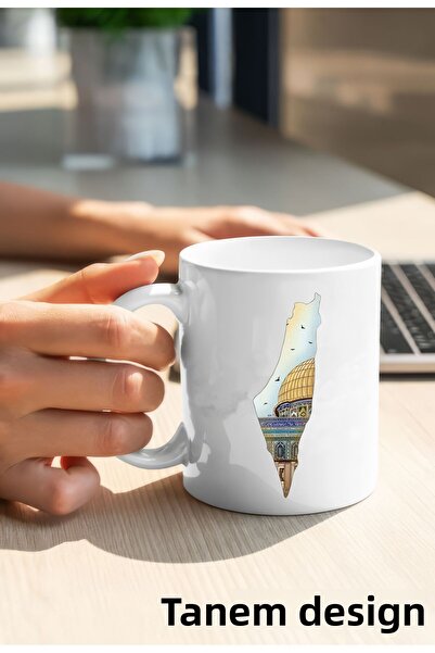 Tanem Tasarım تصميم فلسطيني - كوب كلاسيكي بنمط غزة وكودوس
