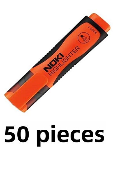 Noki 50 قطعة قلم تحديد برتقالي 9000