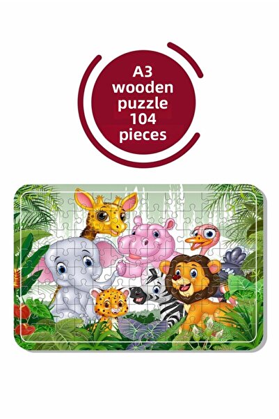 LİPYOS أحجية We Going On Vacation A3 مكونة من 104 قطعة، لعبة، منشار قطع