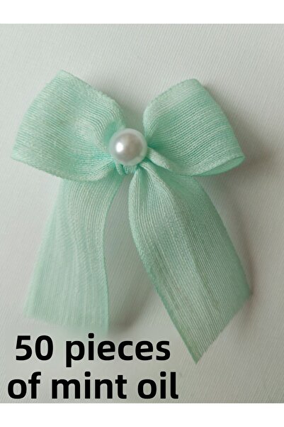 SEVİMLİ TASARİMLAR قوس كتان نابولي - شريط طويل جاهز (50 قطعة)