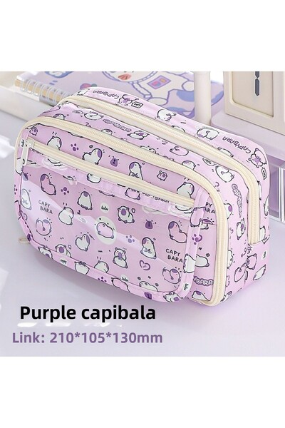 MAVIGOK 2024 Νέα μολυβοθήκη για κορίτσια με καπιμπάλα και λούπι (κούκλα+5 αυτ...