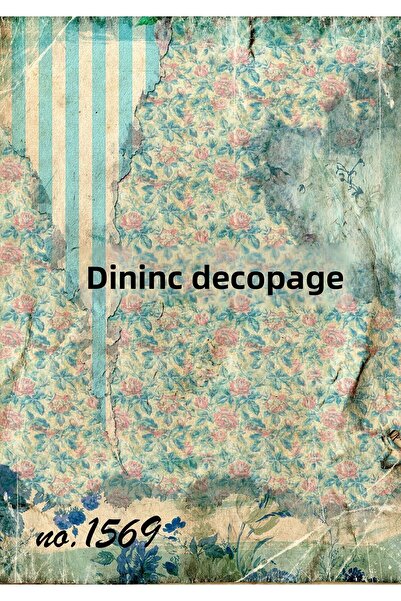 LİNEART ورق ديكوباج نحاسي Lineart رقم: L1569- 29x42 سم