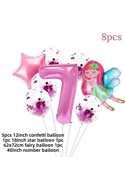 DÜVENCİ TİCARET ΣΕΤ ΜΠΑΛΟΝΙΩΝ ΓΕΝΕΘΛΙΩΝ ΜΕ ΦΥΛΛΑ ΚΟΡΙΤΣΙΔΑΣ ΝΕΦΗΛΩΝ