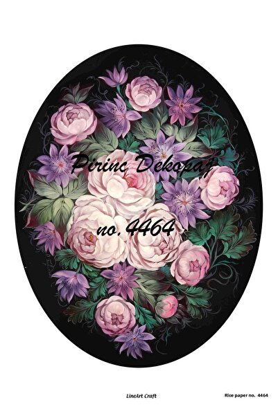 LİNEART Lineart Brass Decopage Paper No:L4464- 29X42Cm
