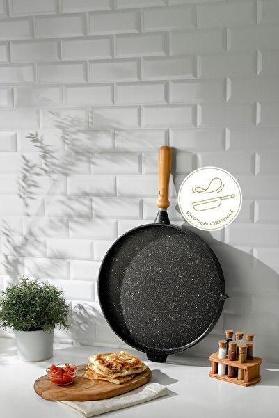 Nehir Aluminum Cast Pancake Pan 36 cm