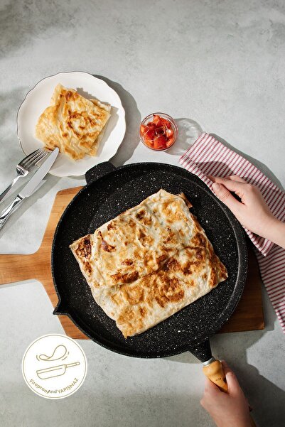 Nehir Aluminum Cast Pancake Pan 36 cm