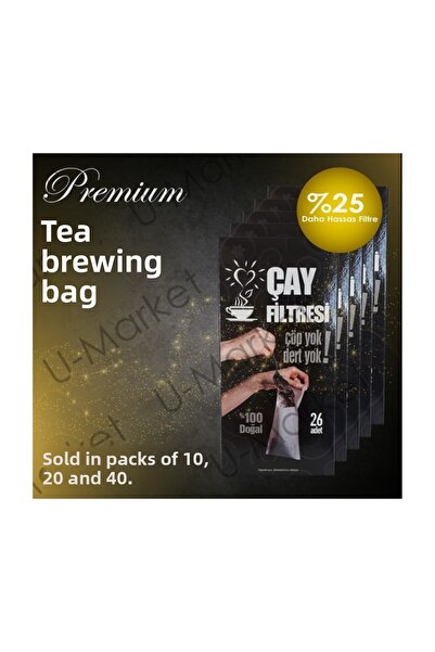 Premium 40 Συσκευασίες Φακελάκια Παρασκευής Τσαγιού - 1040 Φίλτρα Τσαγιού