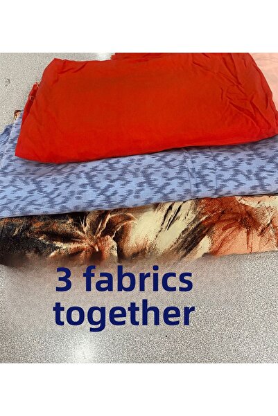 turkanlarhome ȚESUTURI PIECE VISCOS 1 METR (3 CULORI VÂNZATE ÎMPREUNĂ)