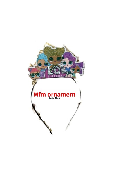 MFM Party Lol Baby Ξύλινη Μεταλλική Στέμμα