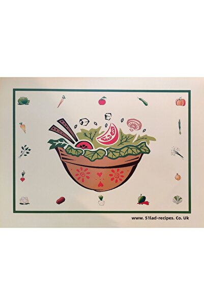 Funny Design Keyif Tray Knee Cushion - Salad